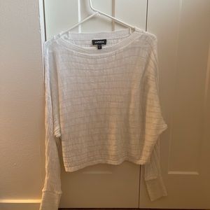 Express Medium White Sweater